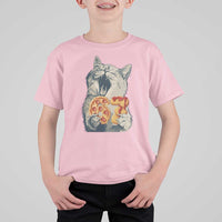 Six Seven Meme Cat 67 Pizza Nugget T Shirt For Kid Funny Gen Alpha 67 Trend Gift - Wonder Print Shop