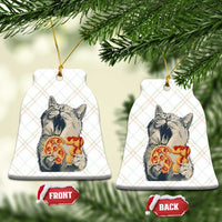 Six Seven Meme Cat 67 Pizza Nugget Ceramic Ornament Funny Gen Alpha 67 Trend Gift - Wonder Print Shop