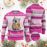 Six Seven Meme Cat 67 Pizza Nugget Ugly Christmas Sweater Funny Gen Alpha 67 Trend Gift - Wonder Print Shop