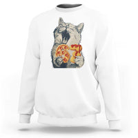 Six Seven Meme Cat 67 Pizza Nugget Sweatshirt Funny Gen Alpha 67 Trend Gift - Wonder Print Shop