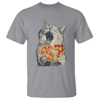 Six Seven Meme Cat 67 Pizza Nugget T Shirt Funny Gen Alpha 67 Trend Gift - Wonder Print Shop