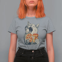 Six Seven Meme Cat 67 Pizza Nugget T Shirt For Women Funny Gen Alpha 67 Trend Gift - Wonder Print Shop