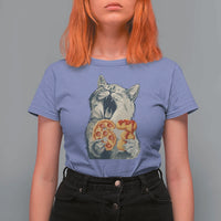 Six Seven Meme Cat 67 Pizza Nugget T Shirt For Women Funny Gen Alpha 67 Trend Gift - Wonder Print Shop