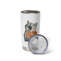 Six Seven Meme Cat 67 Pizza Nugget Tumbler Cup Funny Gen Alpha 67 Trend Gift - Wonder Print Shop