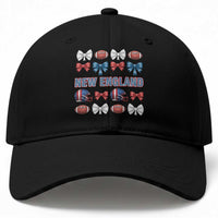 Coquette NE Football Fan Baseball Cap Gift For Women