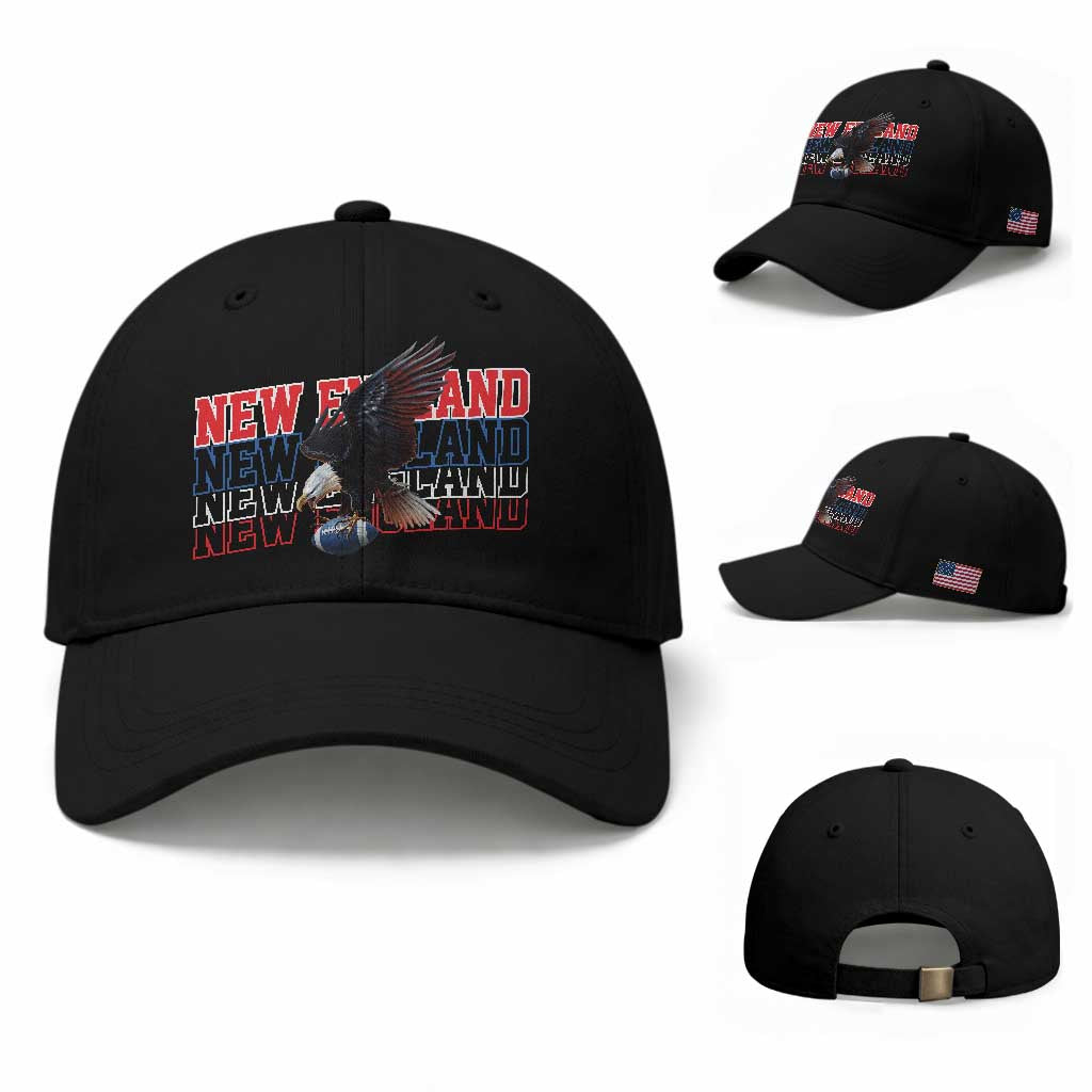 Vintage NE Football Fan Baseball Cap Game Day Lover Gift