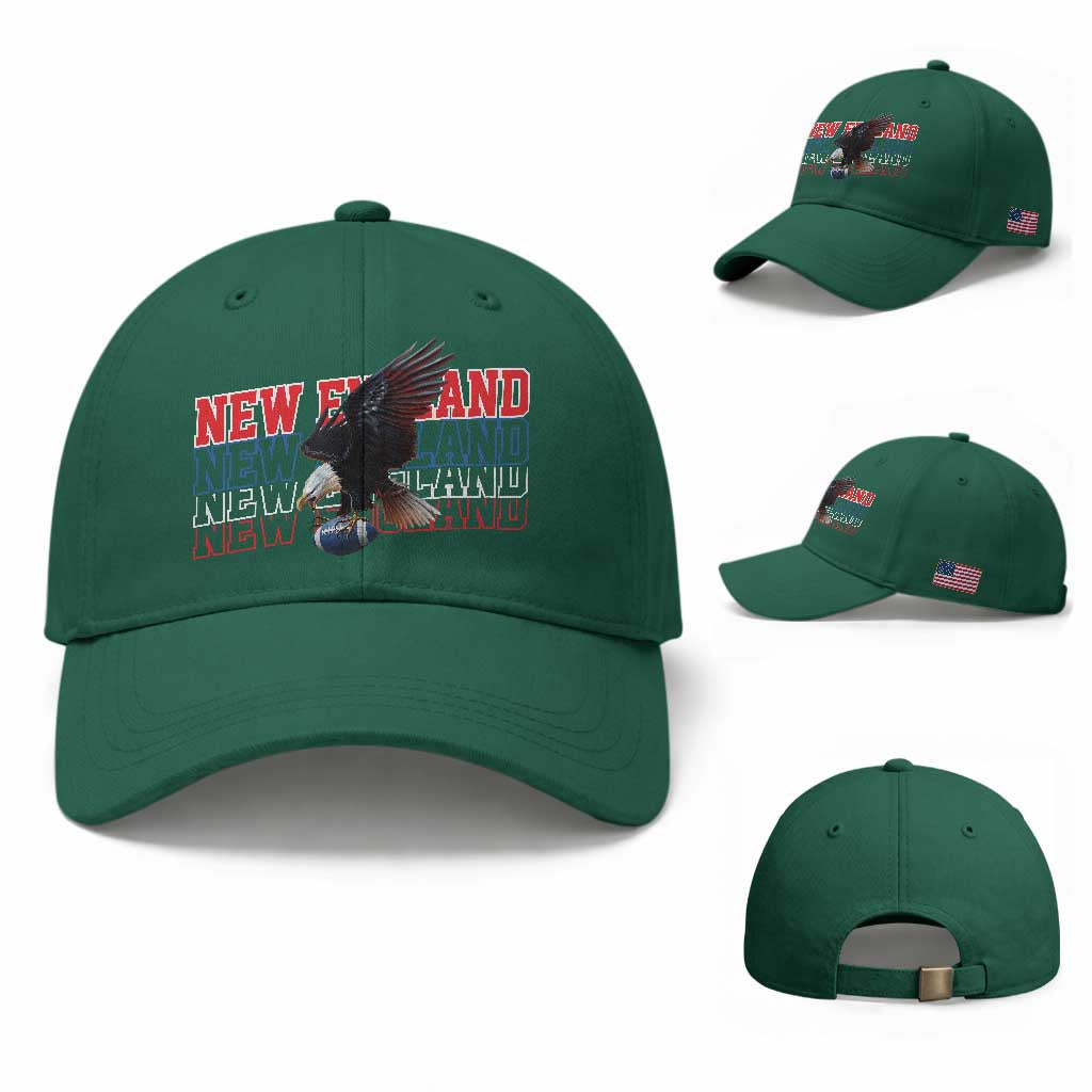 Vintage NE Football Fan Baseball Cap Game Day Lover Gift