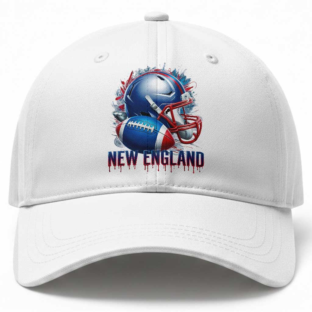 NE Football Spirit Baseball Cap Game Day Sports Fan Gift
