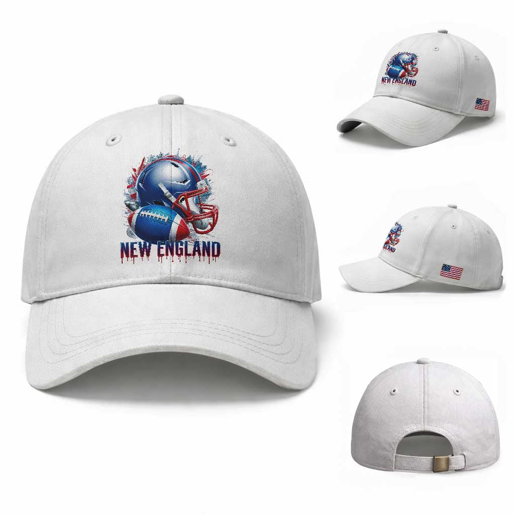NE Football Spirit Baseball Cap Game Day Sports Fan Gift