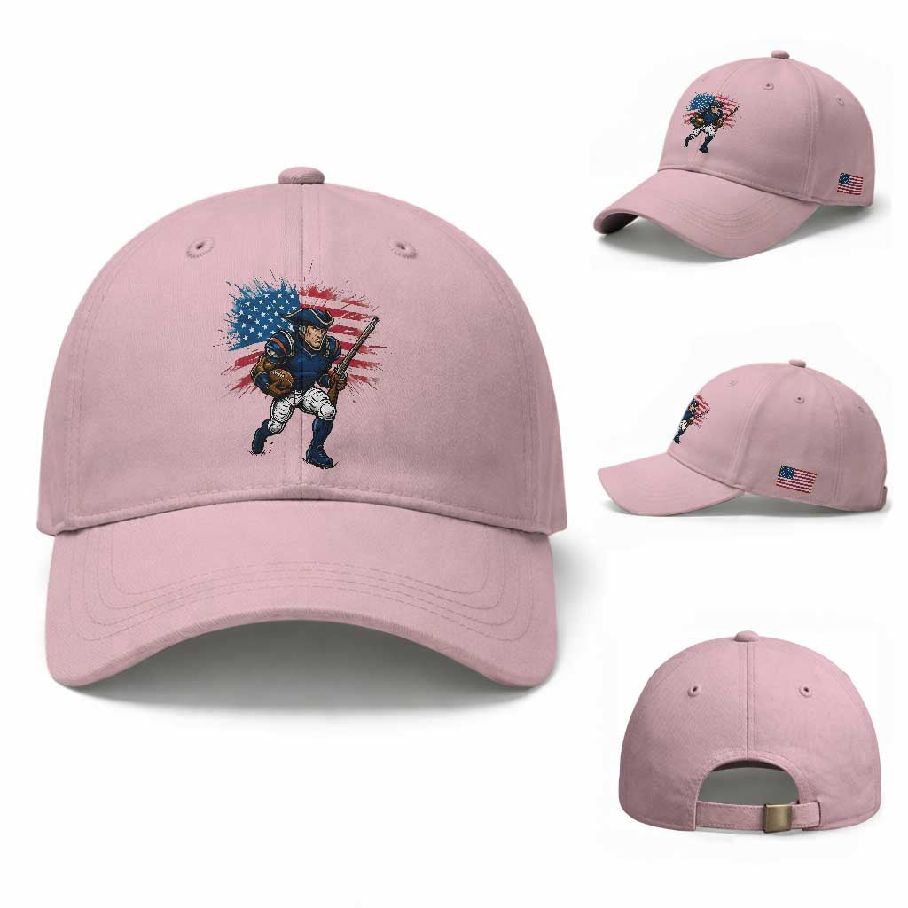 NE Football Fan Supporter Baseball Cap American Flag Pride Gift