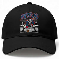 Gothic Skeleton Baseball Cap NE Football Lover Gift