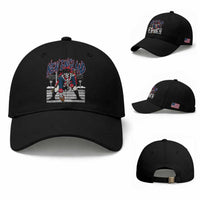 Gothic Skeleton Baseball Cap NE Football Lover Gift