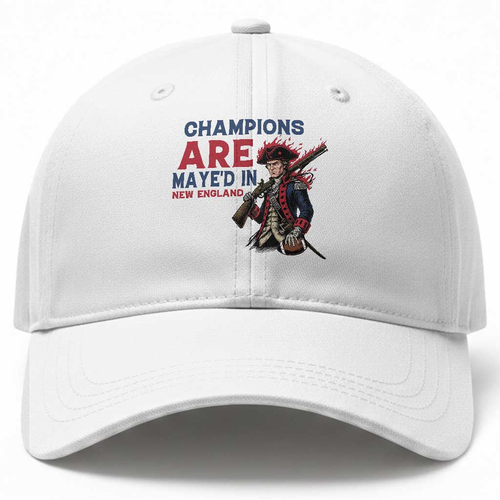 Champions Are Maye'd In NE Baseball Cap Funny QB Sport Fan