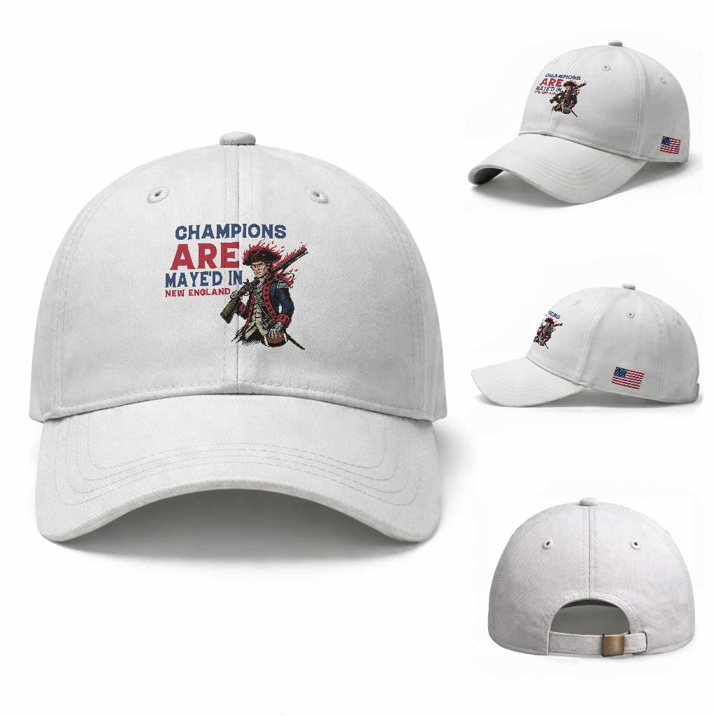 Champions Are Maye'd In NE Baseball Cap Funny QB Sport Fan