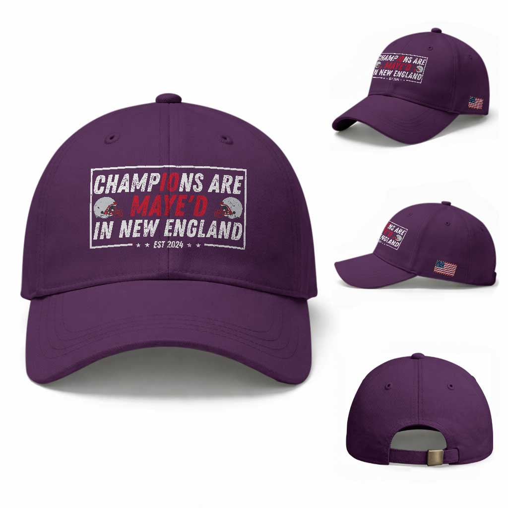 Champions Are Maye'd In NE Baseball Cap FB Lover Gift