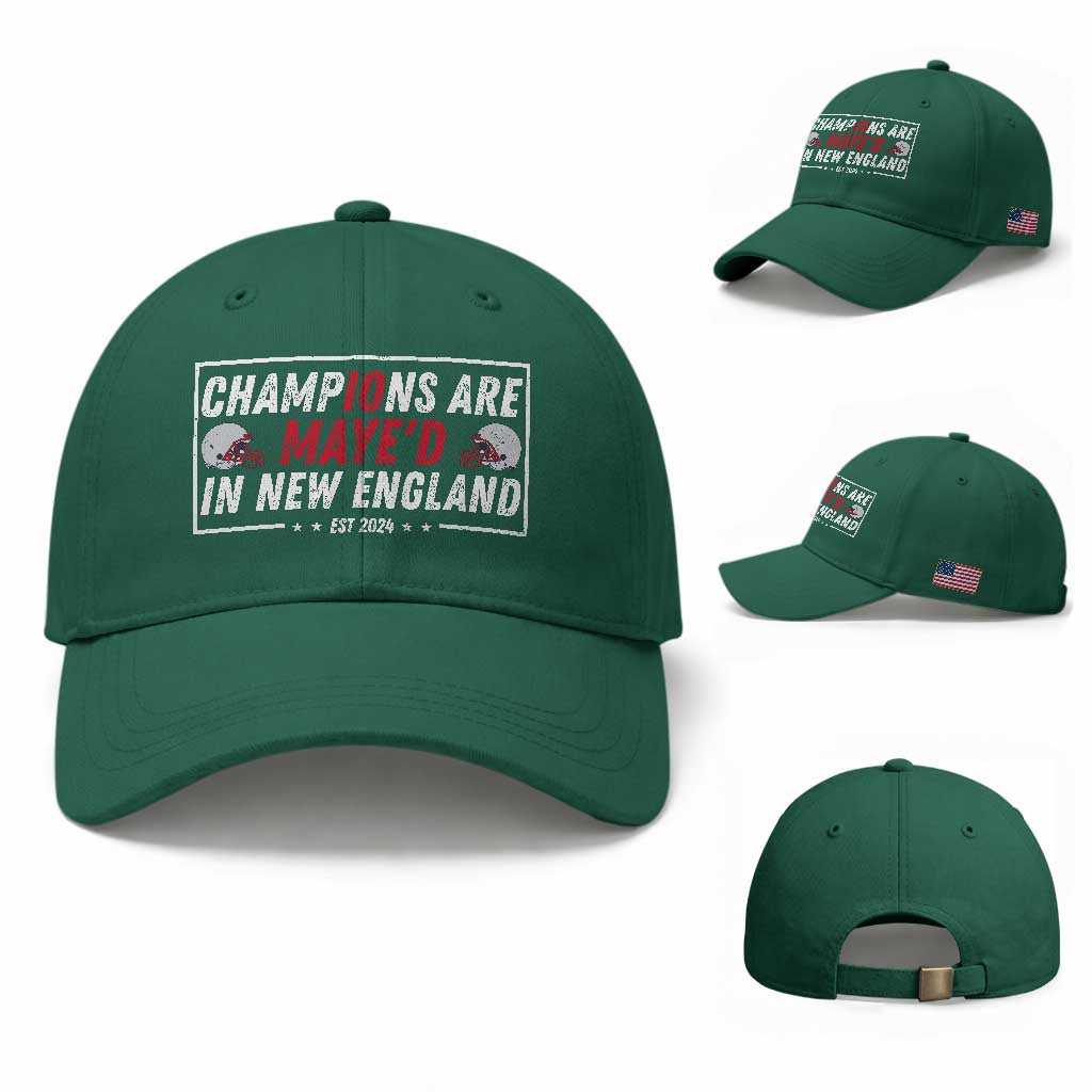 Champions Are Maye'd In NE Baseball Cap FB Lover Gift