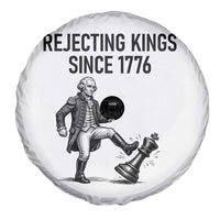 Rejecting Kings Since 1776 Spare Tire Cover Funny George Washington