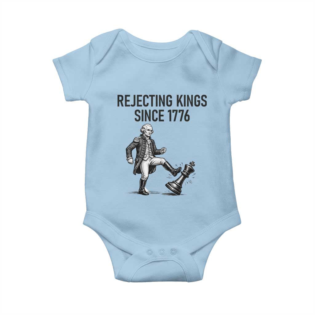 Rejecting Kings Since 1776 Baby Onesie Funny George Washington