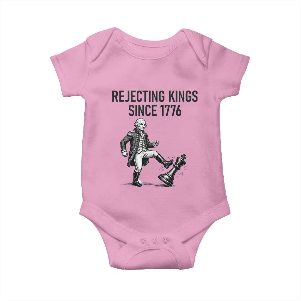 Rejecting Kings Since 1776 Baby Onesie Funny George Washington