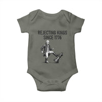 Rejecting Kings Since 1776 Baby Onesie Funny George Washington