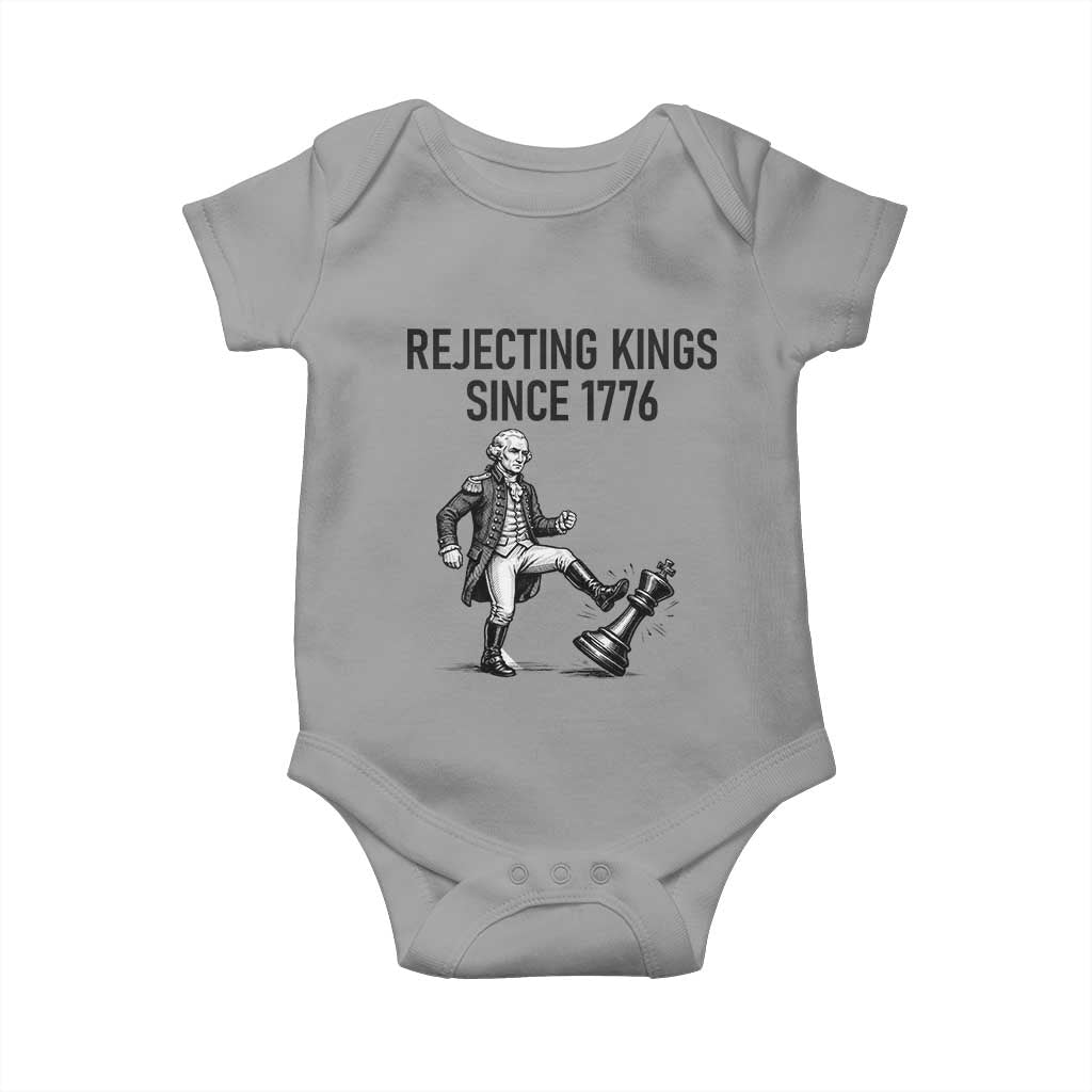 Rejecting Kings Since 1776 Baby Onesie Funny George Washington