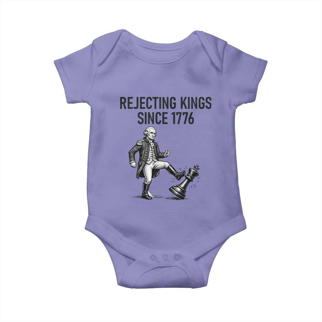 Rejecting Kings Since 1776 Baby Onesie Funny George Washington