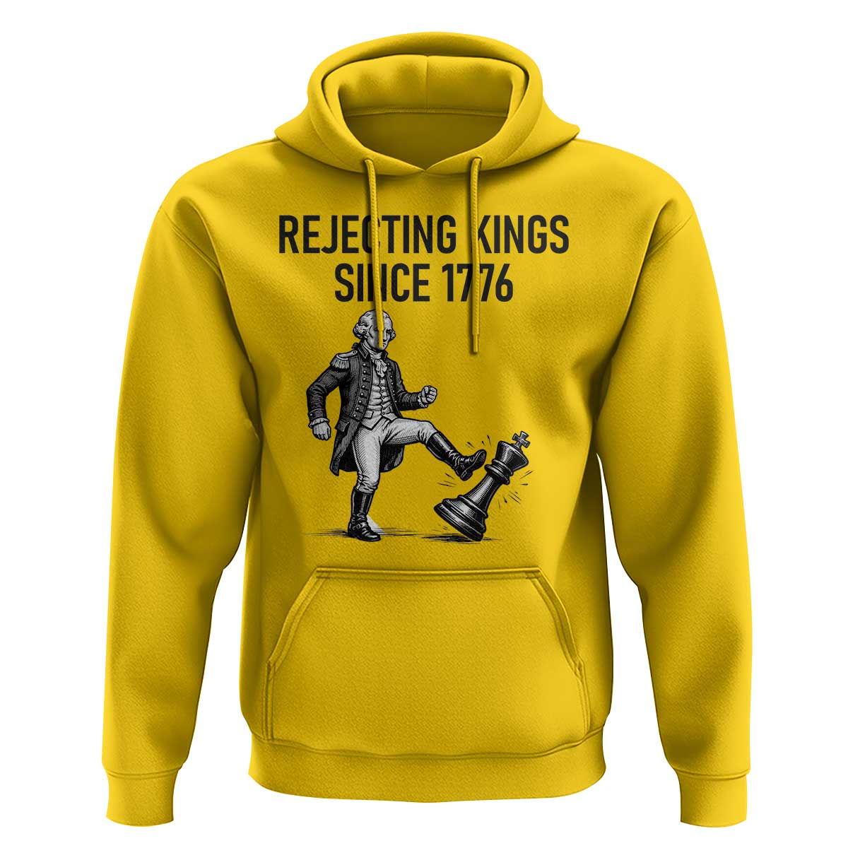 Rejecting Kings Since 1776 Hoodie Funny George Washington