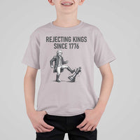 Rejecting Kings Since 1776 T Shirt For Kid Funny George Washington