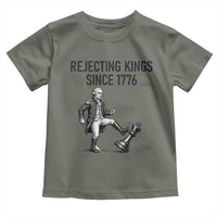 Rejecting Kings Since 1776 Toddler T Shirt Funny George Washington