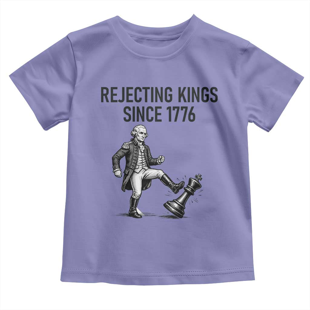 Rejecting Kings Since 1776 Toddler T Shirt Funny George Washington