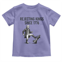 Rejecting Kings Since 1776 Toddler T Shirt Funny George Washington