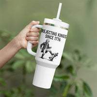 Rejecting Kings Since 1776 Tumbler With Handle Funny George Washington