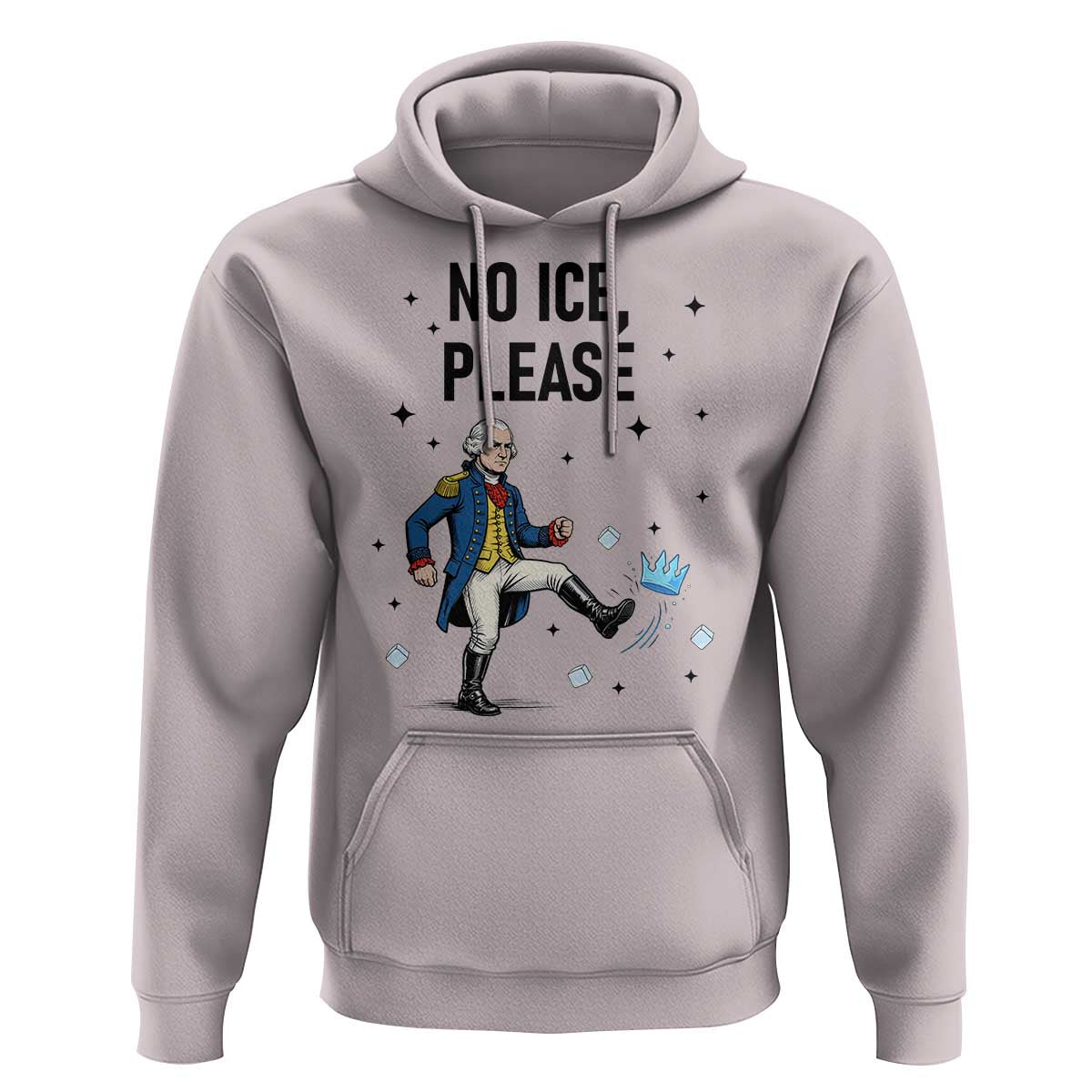 Funny George Washington Hoodie No Ice Please