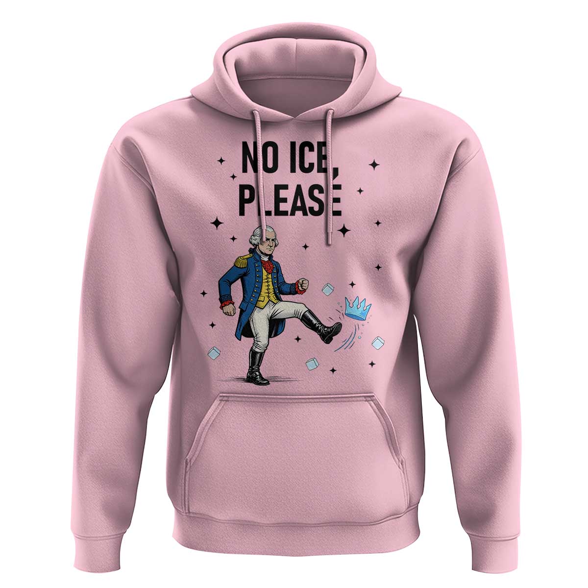 Funny George Washington Hoodie No Ice Please