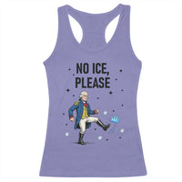 Funny George Washington Racerback Tank Top No Ice Please