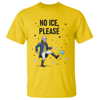 Funny George Washington T Shirt No Ice Please