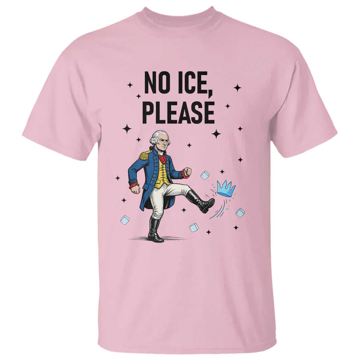Funny George Washington T Shirt No Ice Please