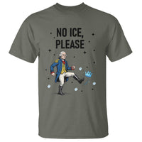 Funny George Washington T Shirt No Ice Please