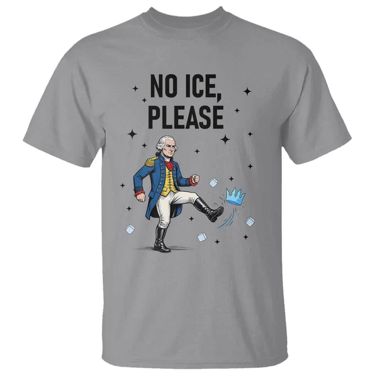 Funny George Washington T Shirt No Ice Please