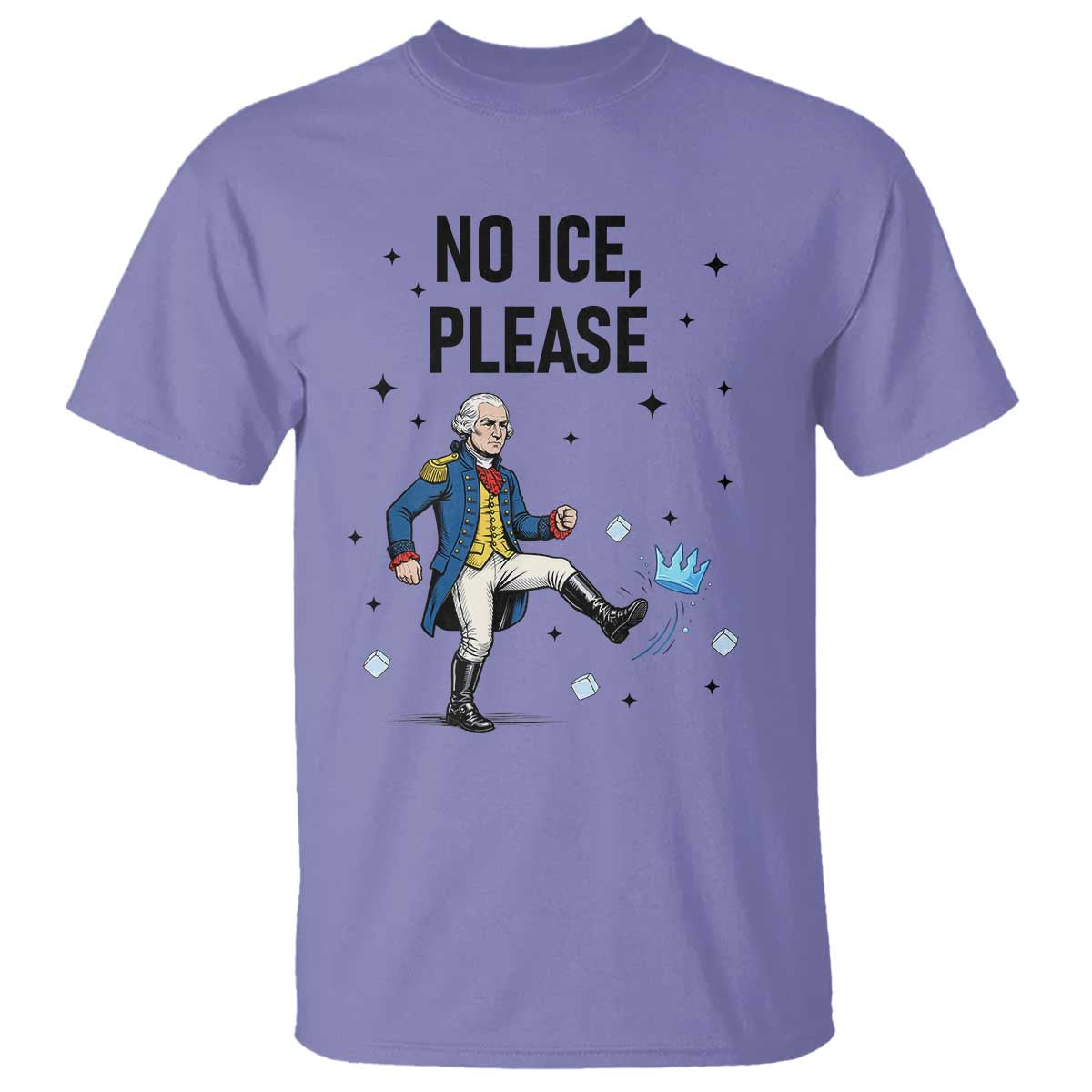 Funny George Washington T Shirt No Ice Please