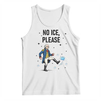 Funny George Washington Tank Top No Ice Please