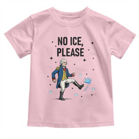 Funny George Washington Toddler T Shirt No Ice Please