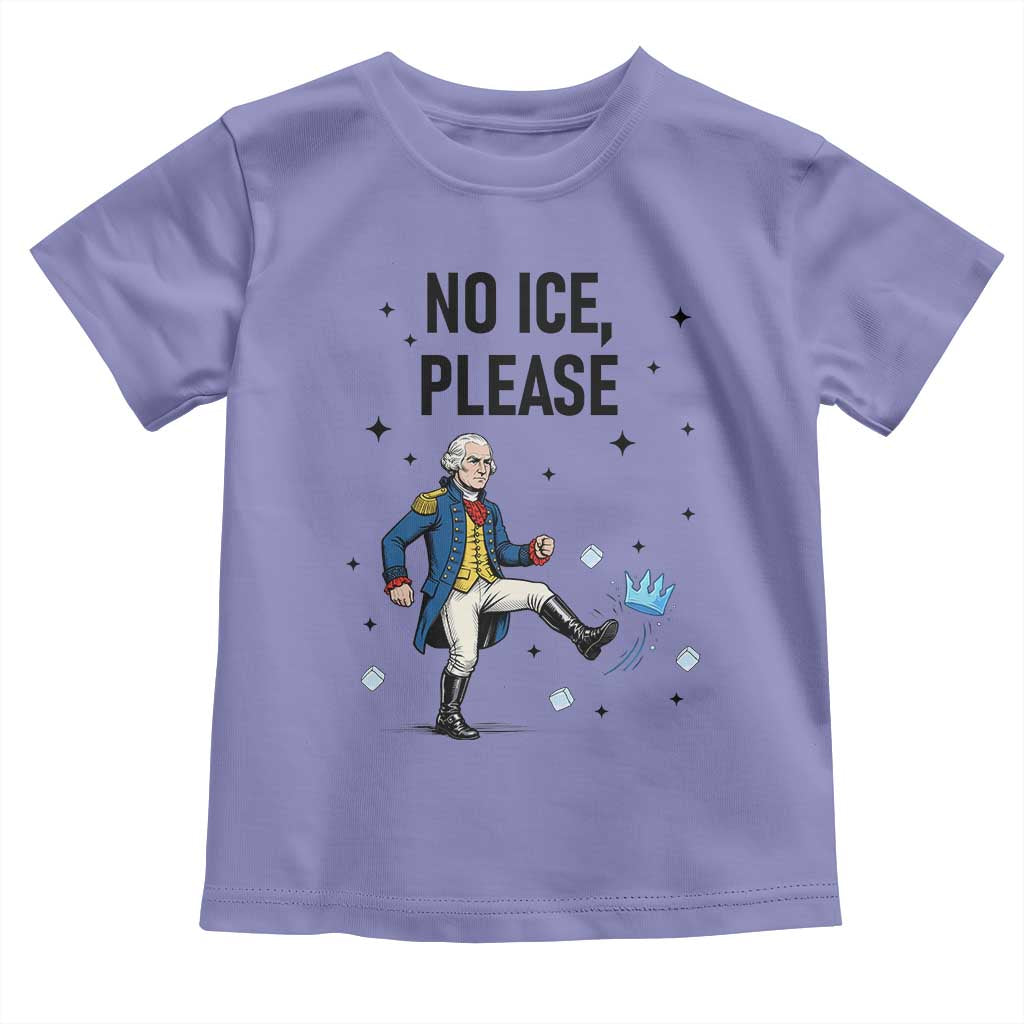 Funny George Washington Toddler T Shirt No Ice Please