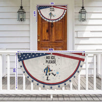 Funny George Washington Patriotic Fan Flag No Ice Please