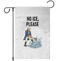 Funny George Washington Political Anti Ice Gift Garden Flag