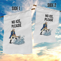 Funny George Washington Political Anti Ice Gift Garden Flag