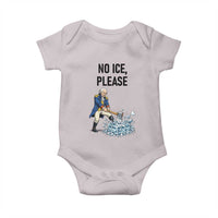 Funny George Washington Political Anti Ice Gift Baby Onesie