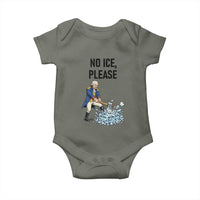 Funny George Washington Political Anti Ice Gift Baby Onesie