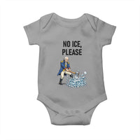 Funny George Washington Political Anti Ice Gift Baby Onesie