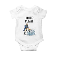 Funny George Washington Political Anti Ice Gift Baby Onesie
